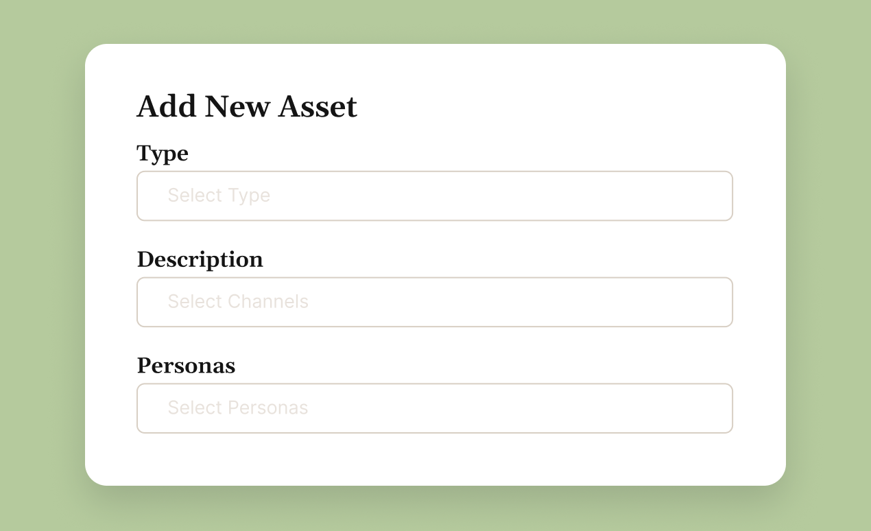 Homepage - Content Creation