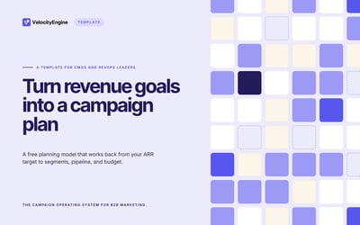Cover of the VelocityEngine Annual Revenue & Campaign Planner template