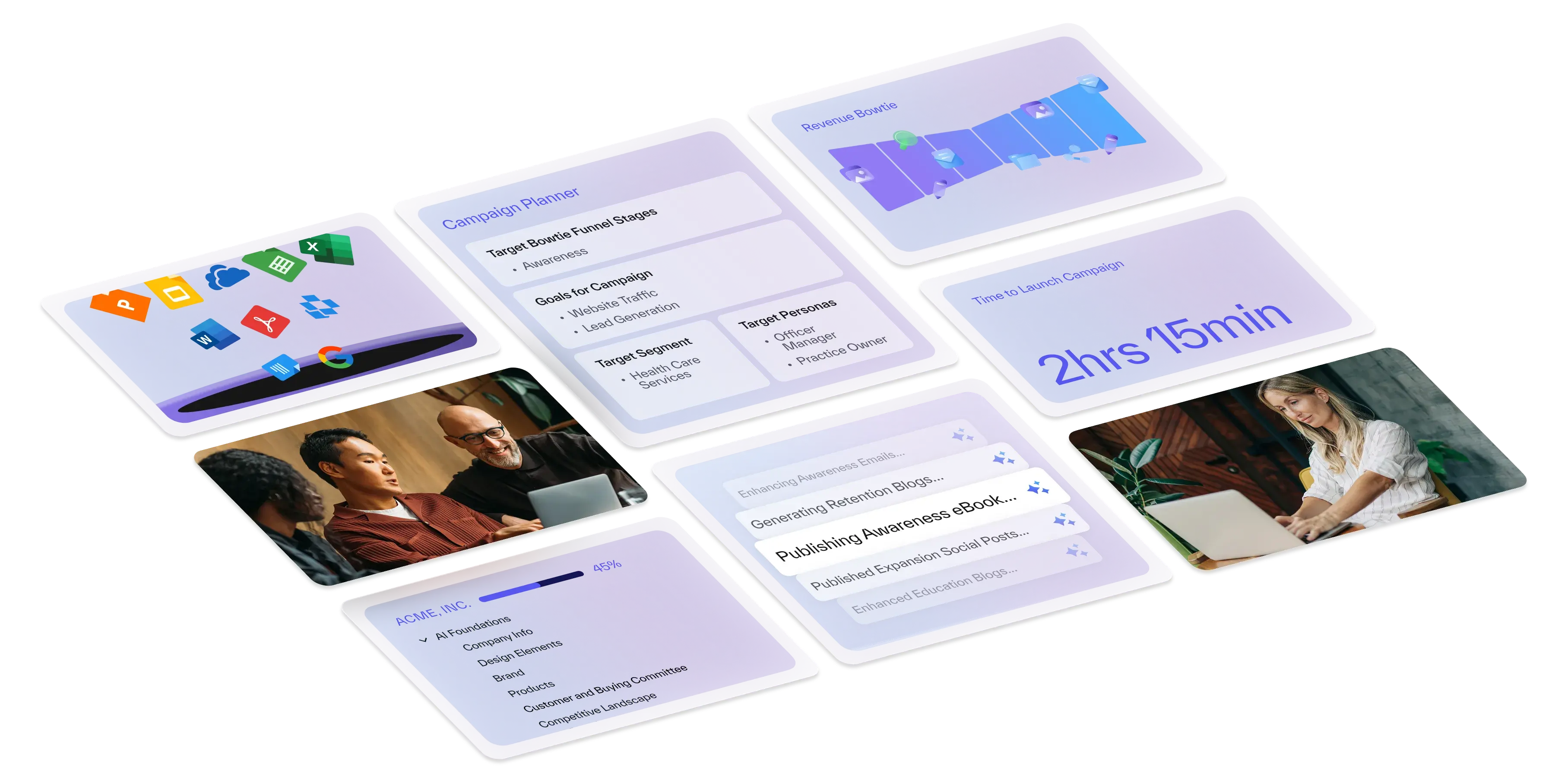 Velocity Engine AI Operating System for B2b GTM dashboard layout