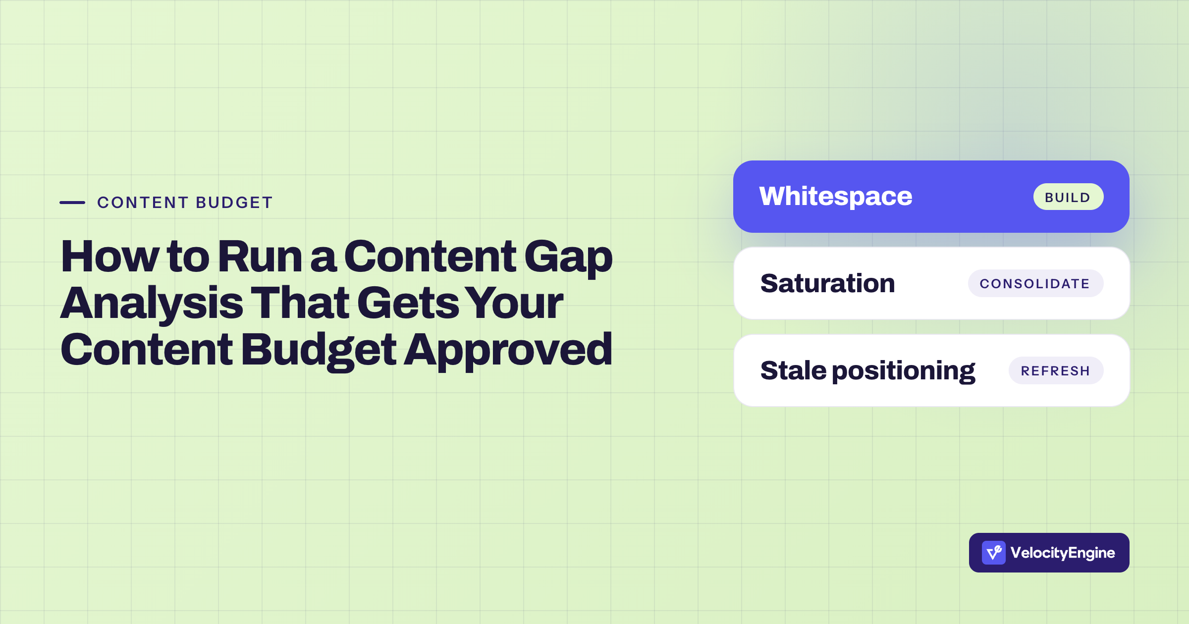How to Run a Content Gap Analysis That Gets Your Content Budget Approved