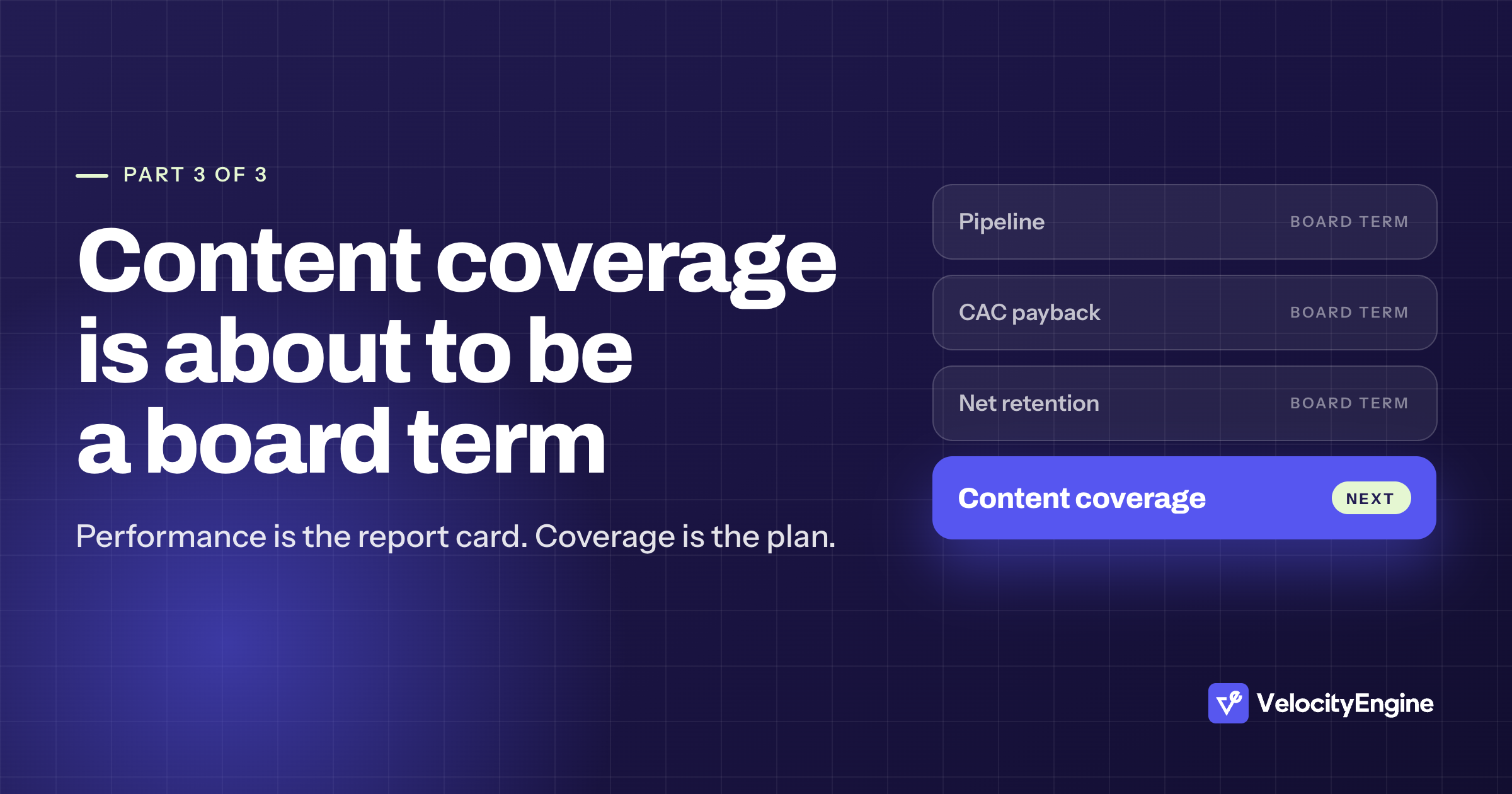 Content Coverage is About to Be a Board Term