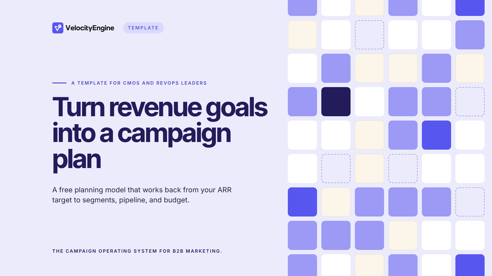 The Annual Revenue & Campaign Planner (Free Template)