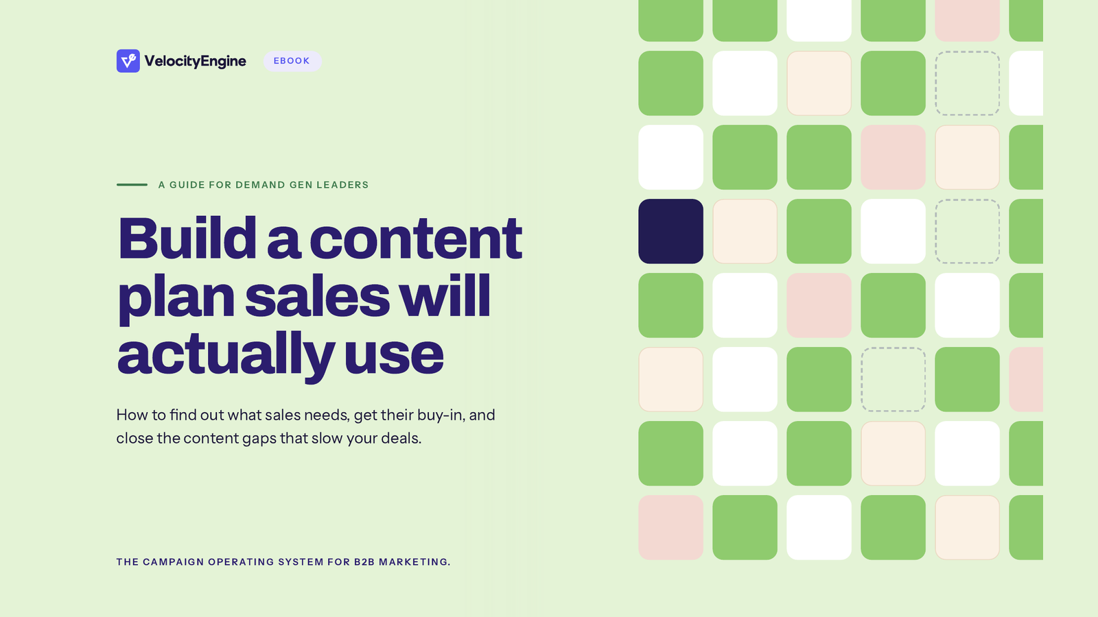 Build a Content Plan Sales Will Actually Use
